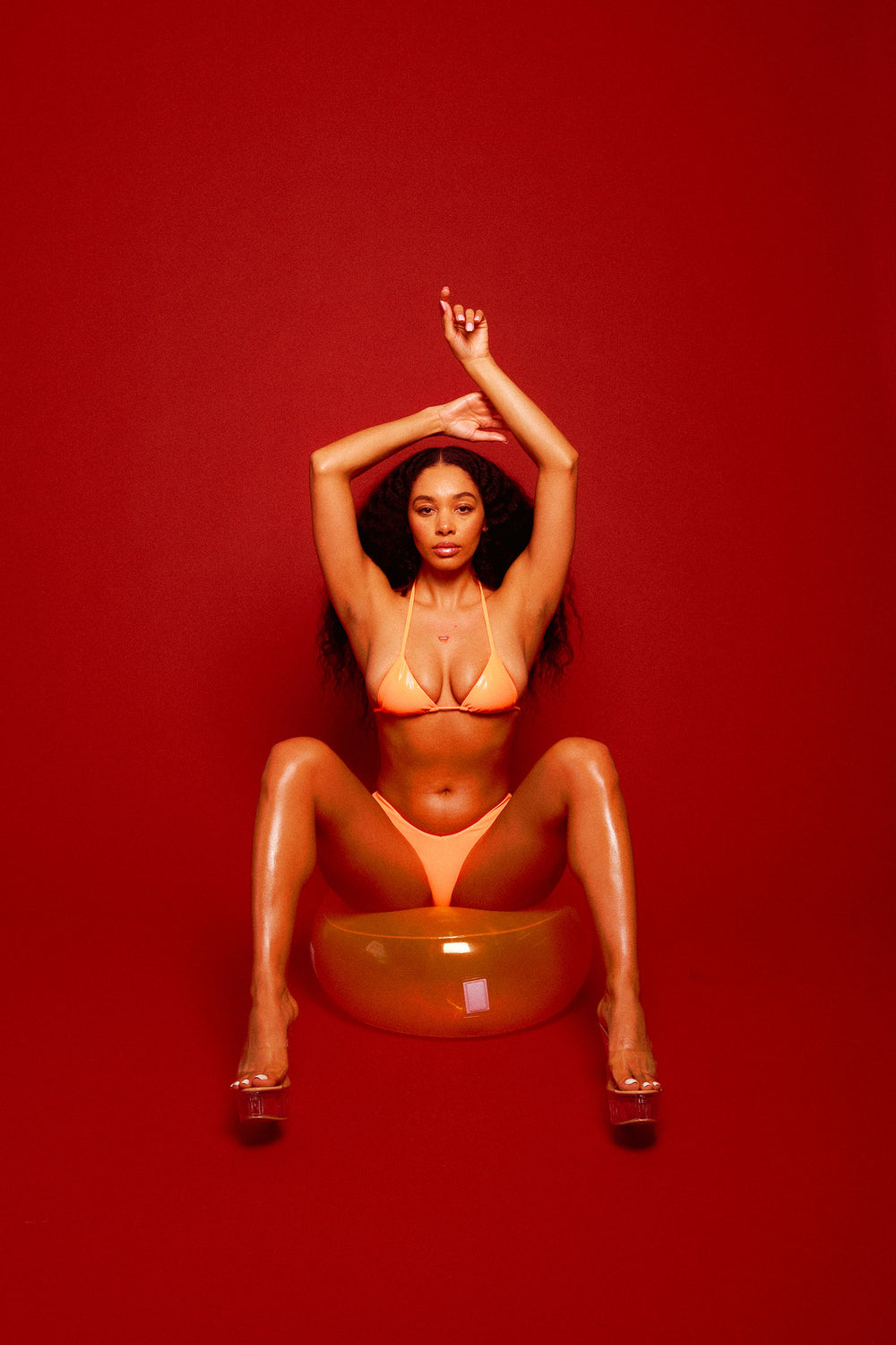 Chloe V-Thong - Tangerine