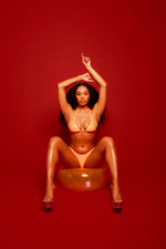 Chloe V-Thong - Tangerine