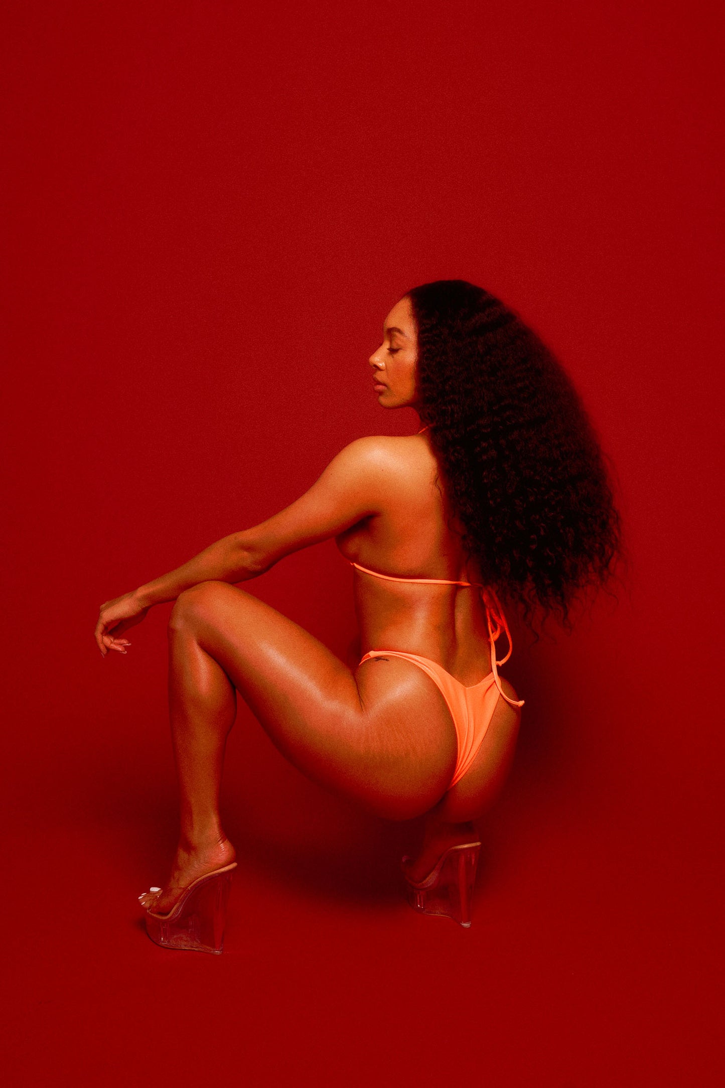 Chloe V-Thong - Tangerine