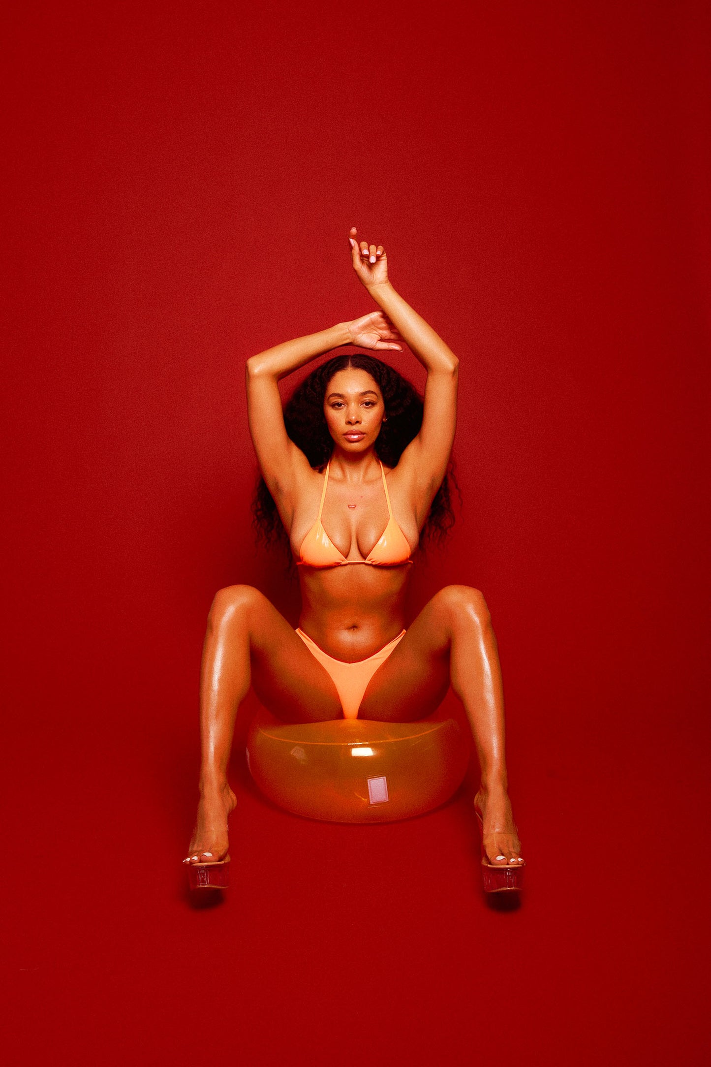 Chloe V-Thong - Tangerine